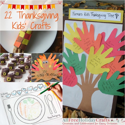22 Thanksgiving Kids Crafts | AllFreeHolidayCrafts.com