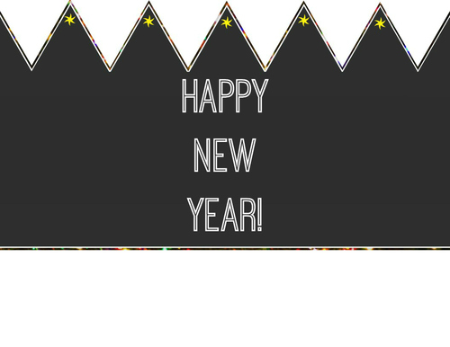 happy new year crown clipart