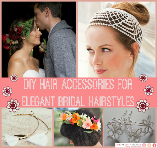 DIY Hair Accessories for Elegant Bridal Hairstyles 