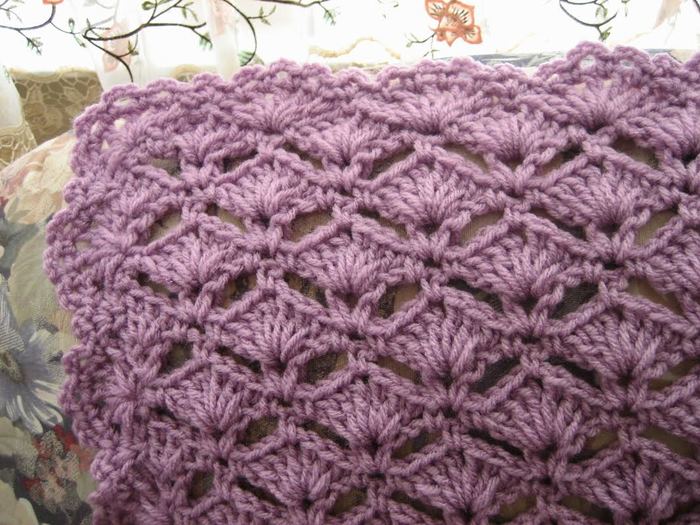 Simply Elegant Crochet Afghan | AllFreeCrochetAfghanPatterns.com