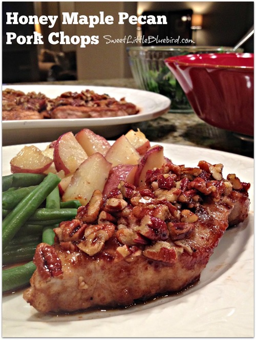 Honey Maple Pecan Pork Chops