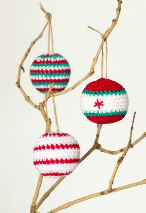 Truly Cute Crochet Christmas Baubles