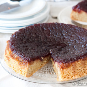 Cranberry Sauce Upside-Down Cake