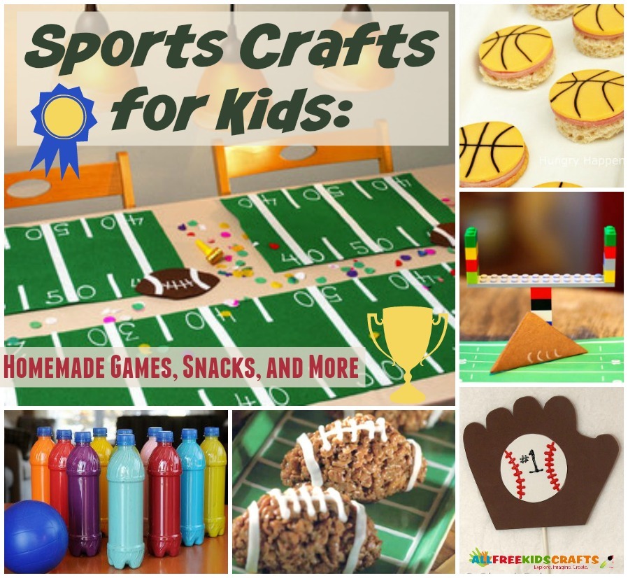 23 Sports Crafts for Kids Homemade Games and Other SportsThemed
