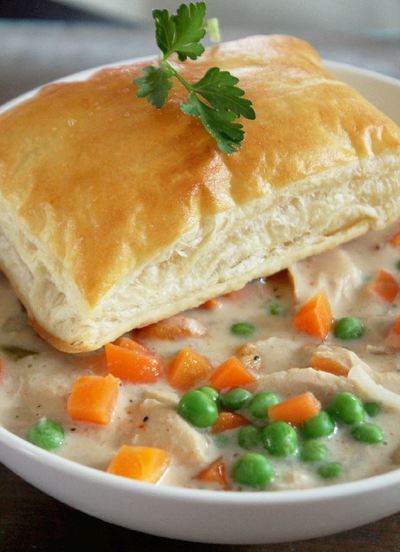 Southern-Style Slow Cooker Chicken Pot Pie