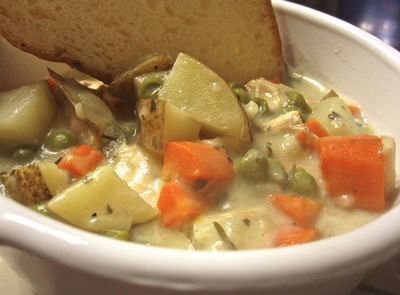 Slow Cooker Creamy Chicken Stew for Six