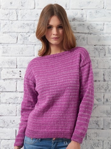 Free Patons Easy Knit Sweater Pattern