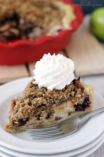 Fall Harvest Cranberry Apple Pie