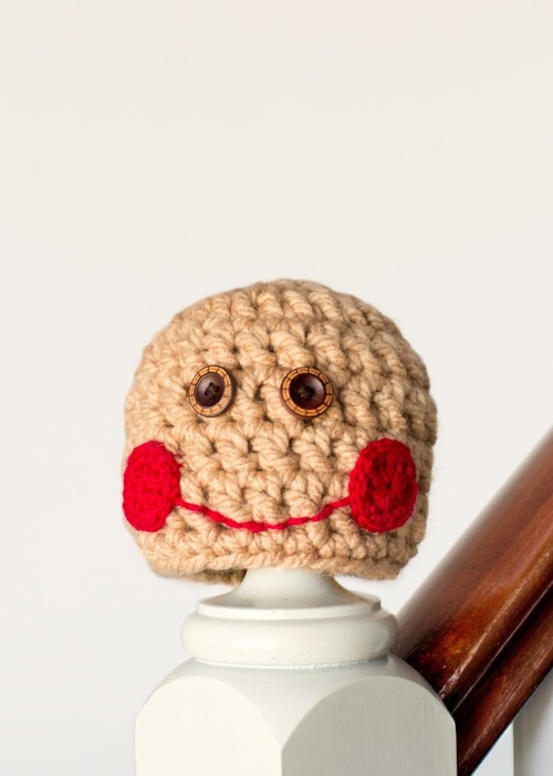 Gingerbread Cookie Crochet Hat Pattern