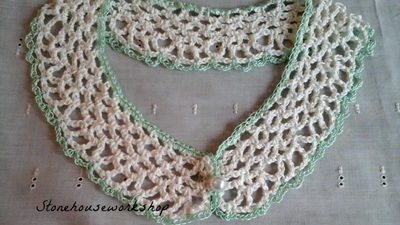 Delicate Crocheted Collar