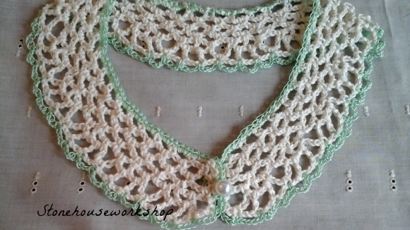 Delicate Hand Crocheted Collar