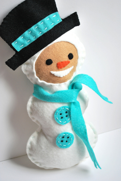 Adorable Handstitched Snow Buddy