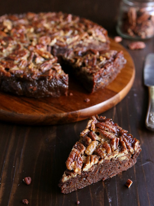 Decadent Pecan Pie Brownies