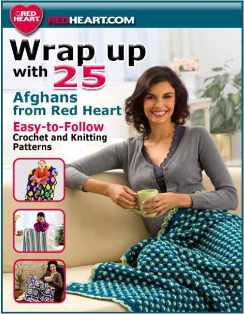 25 Afghan Patterns from Red Heart Yarn eBook