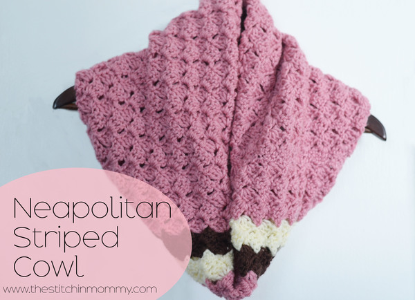 Neapolitan Striped Cowl