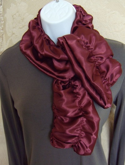 Handmade Holiday Season Ruffle Scarf