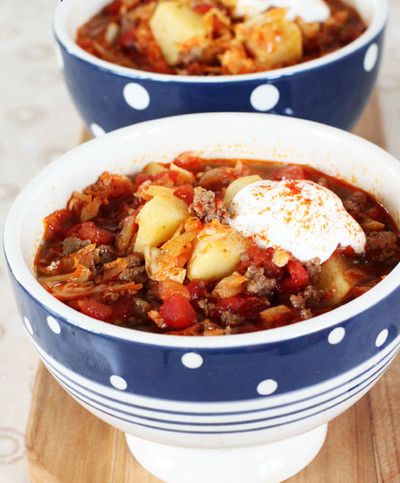 Slow Cooker Goulash Soup