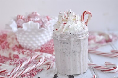 Homemade Chick-fil-A Peppermint Chocolate Chip Milkshake