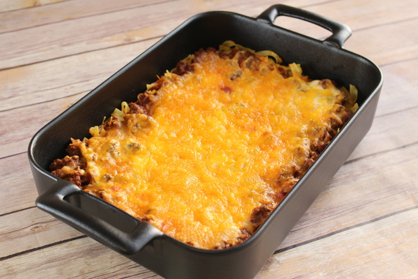 Ground Beef and Noodle Casserole