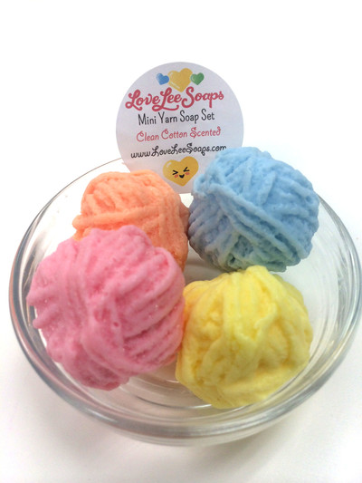 Mini Yarn Soap Set