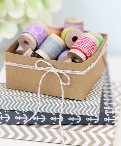 Simplest Little Box for Organizing Craft Supplies