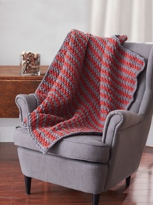 Ridiculously Easy Sawtooth Crochet Afghan