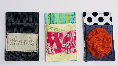 Funky Gift Card Cozies