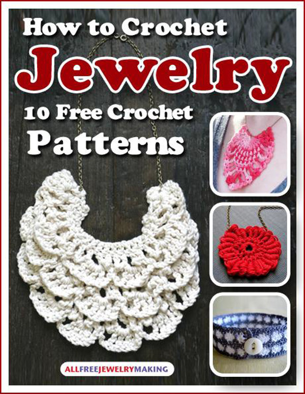 Just Peachy Layered Chain Necklace - Free Crochet Pattern - EyeLoveKnots