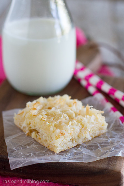 Lazy Day Macaroon Bars