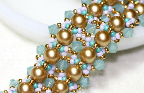 Mediterranean Colors Cluster Bracelet
