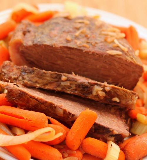 Classic Slow Cooked Roast Beef and Veggies