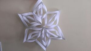 Amazing 3D Paper Snowflake