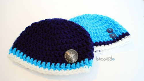 Beginner Blue Baby Beanie