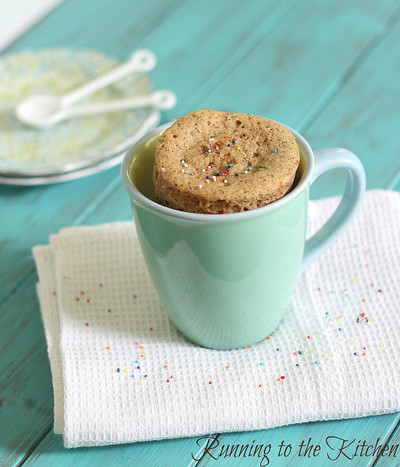 4-Minute Cake Batter Mug Cake