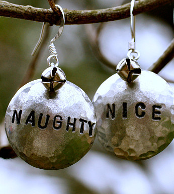 Naughty or Nice Earrings