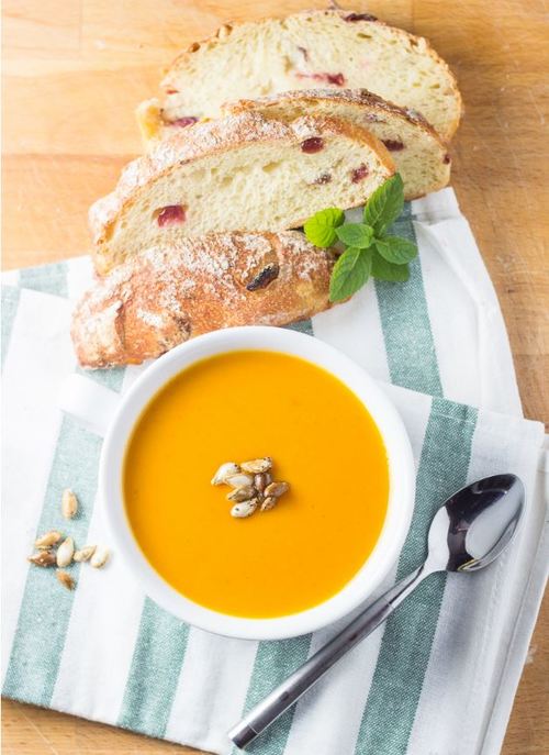 Creamy Sweet Potato and Butternut Squash Soup