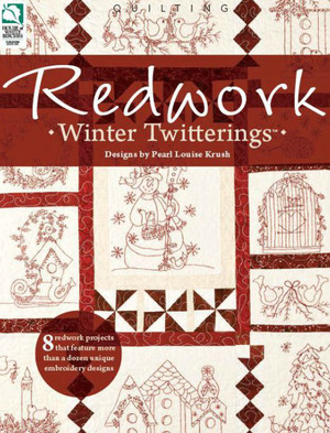 Redwork Winter Twitterings