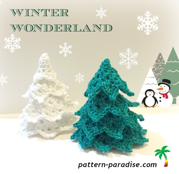 Winter Wonderland Tabletop Trees