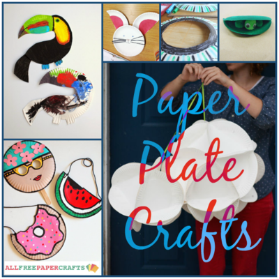 Download Free 17 Paper Plate Crafts For Kids And Adults Allfreepapercrafts Com PSD Mockup Template
