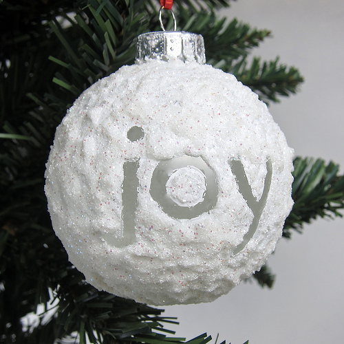 Joyful Snowball Ornament