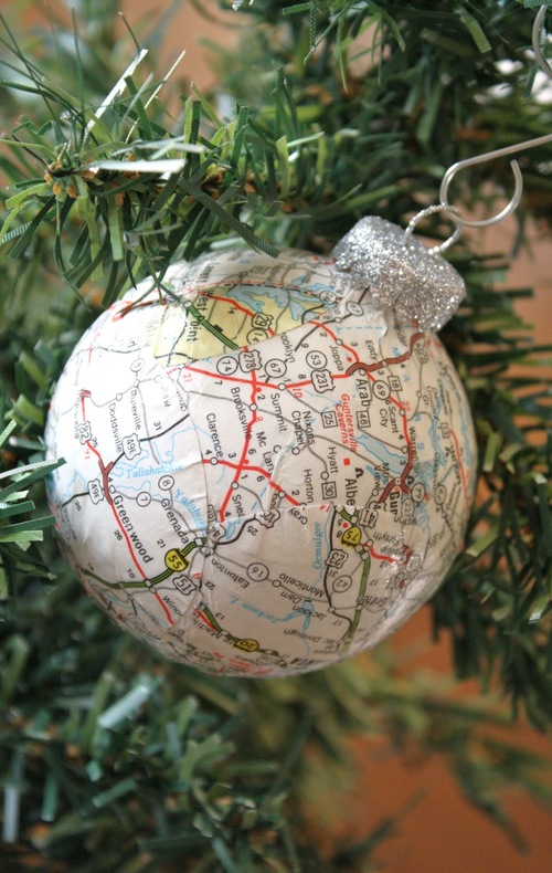 Mapped Out Ornament