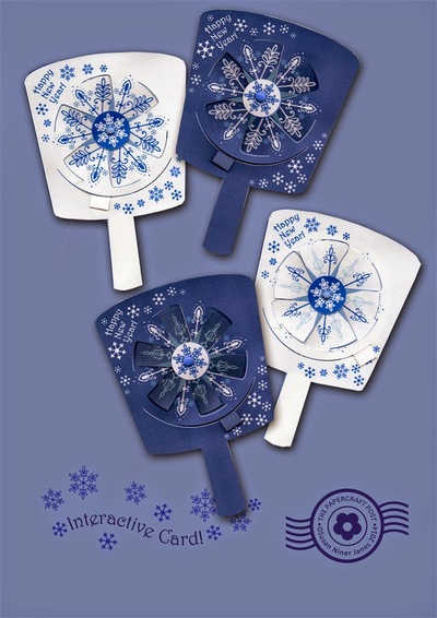 Filigree Snowflake Fans for New Year's Eve