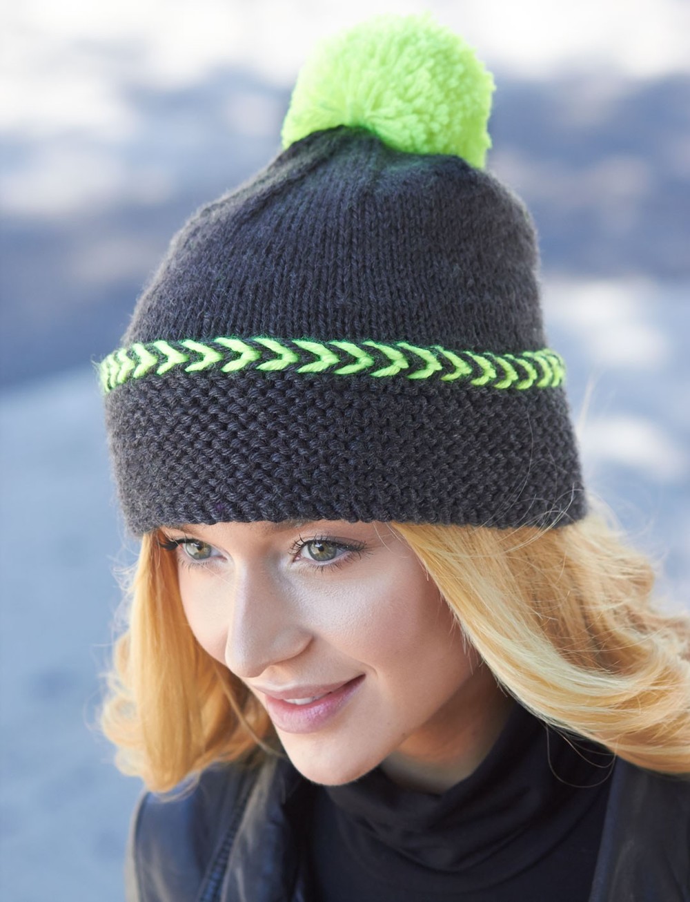 City Chic Winter Hat | AllFreeKnitting.com