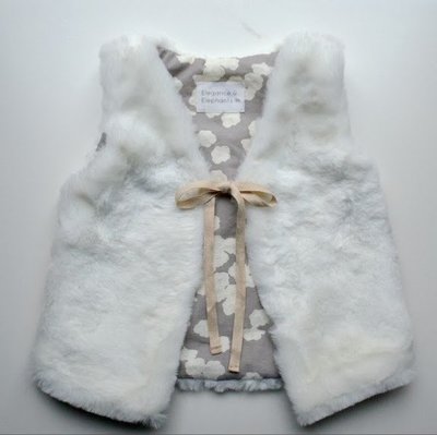 Cuddlebug DIY Faux Fur Vest