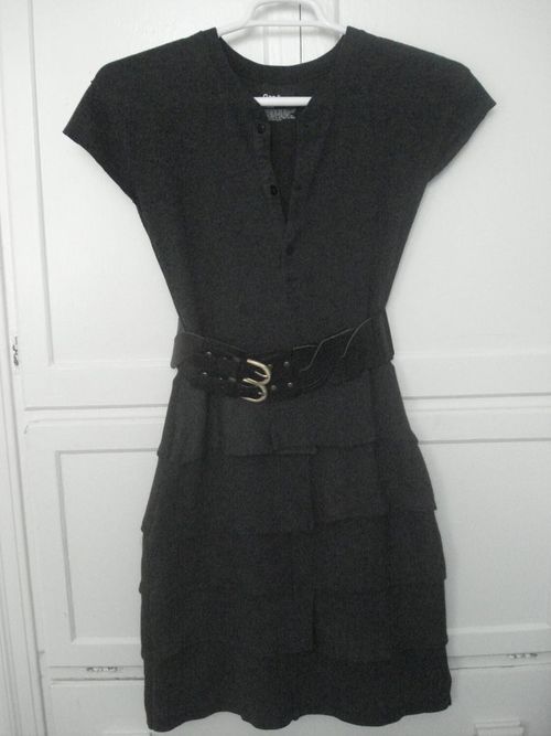 Upcyled Thermal Shirt Dress