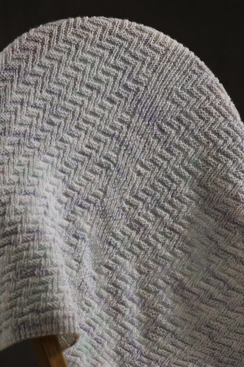 Rib  Welt Baby Blanket