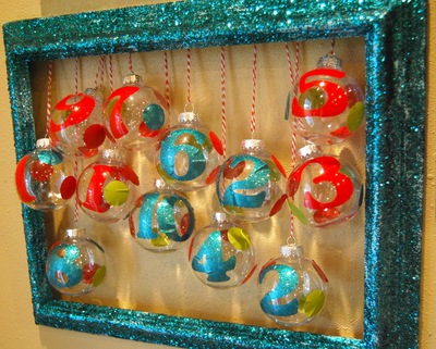 Homemade Ornament Advent Calendar