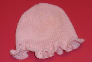 Ruffled Rosie Baby Hat