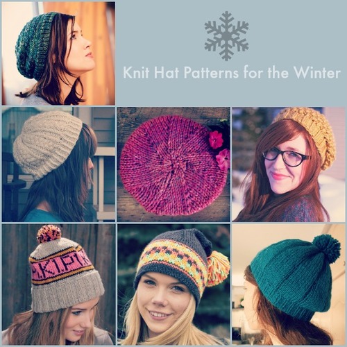 48 Knit Hat Patterns for the Winter