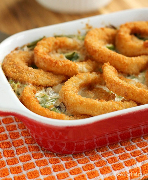 Onion Ring Green Bean Casserole